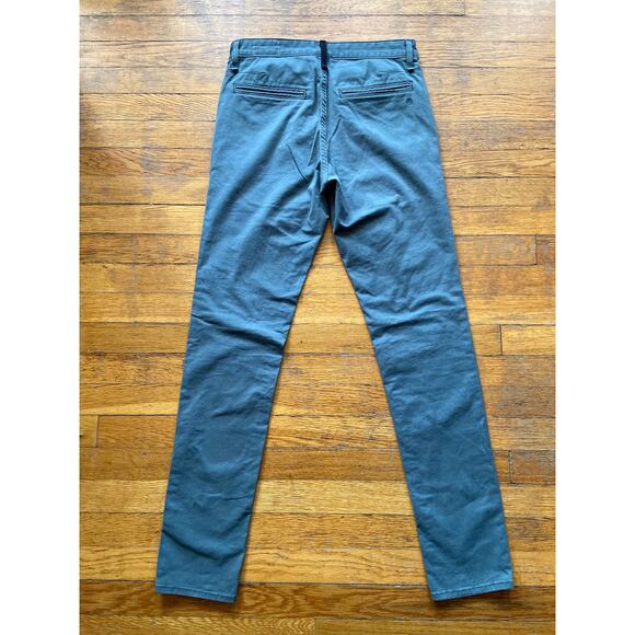 RAG & BONE Fatigue Green Flat Front Tapered Chinos Mens sz 30 - Picture 8 of 15